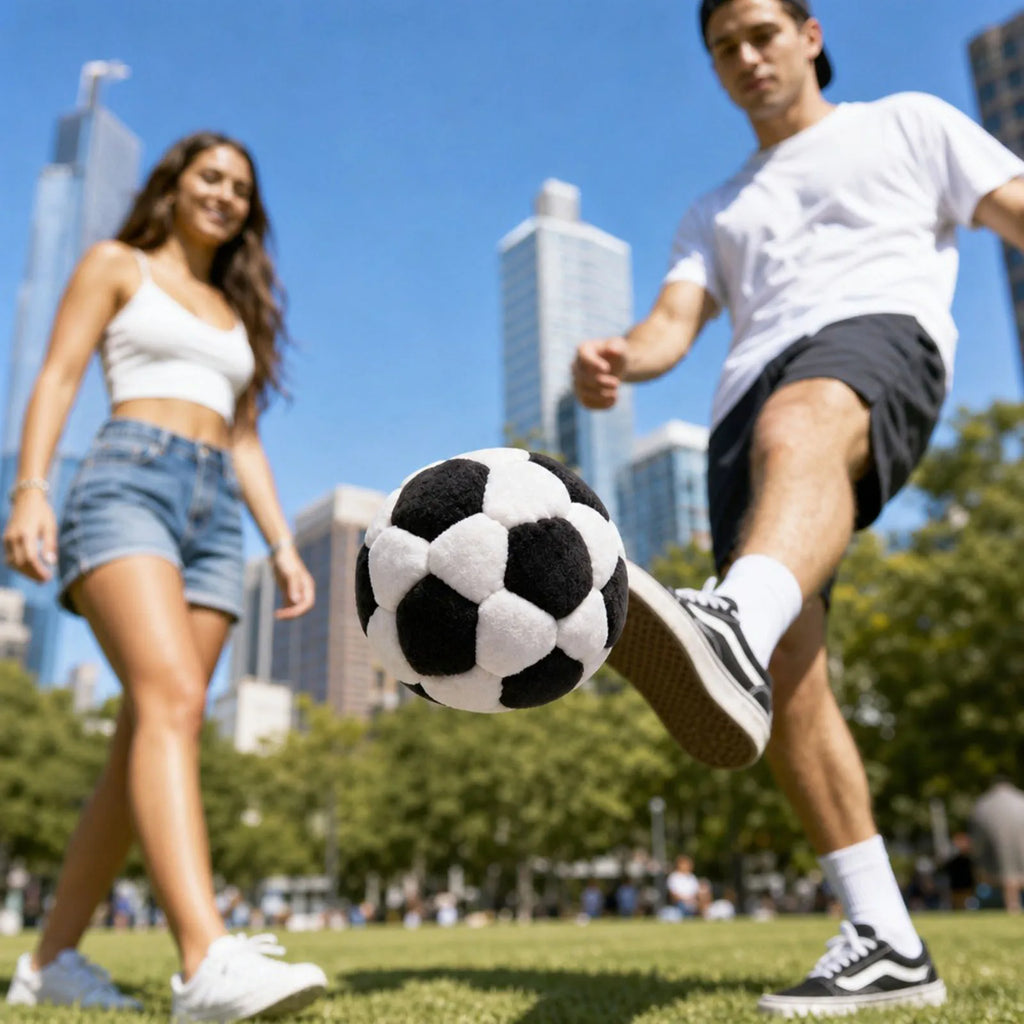Soccer themed Footbags