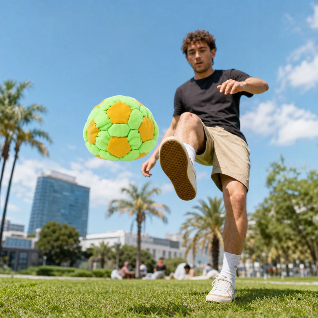 Soccer themed Footbags
